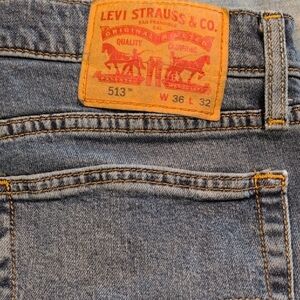 Levi's Slim Straight Blue Jeans